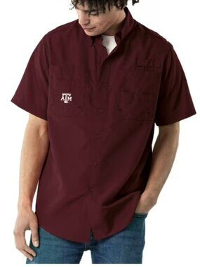 Proedge By Knight Apparel Men's Texas A&M Aggies Shirt Maroon Size M